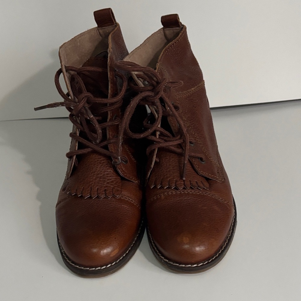 Fat Face Brown Ankle Boots